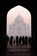 RTW0065  Front entrance of the Taj Mahal